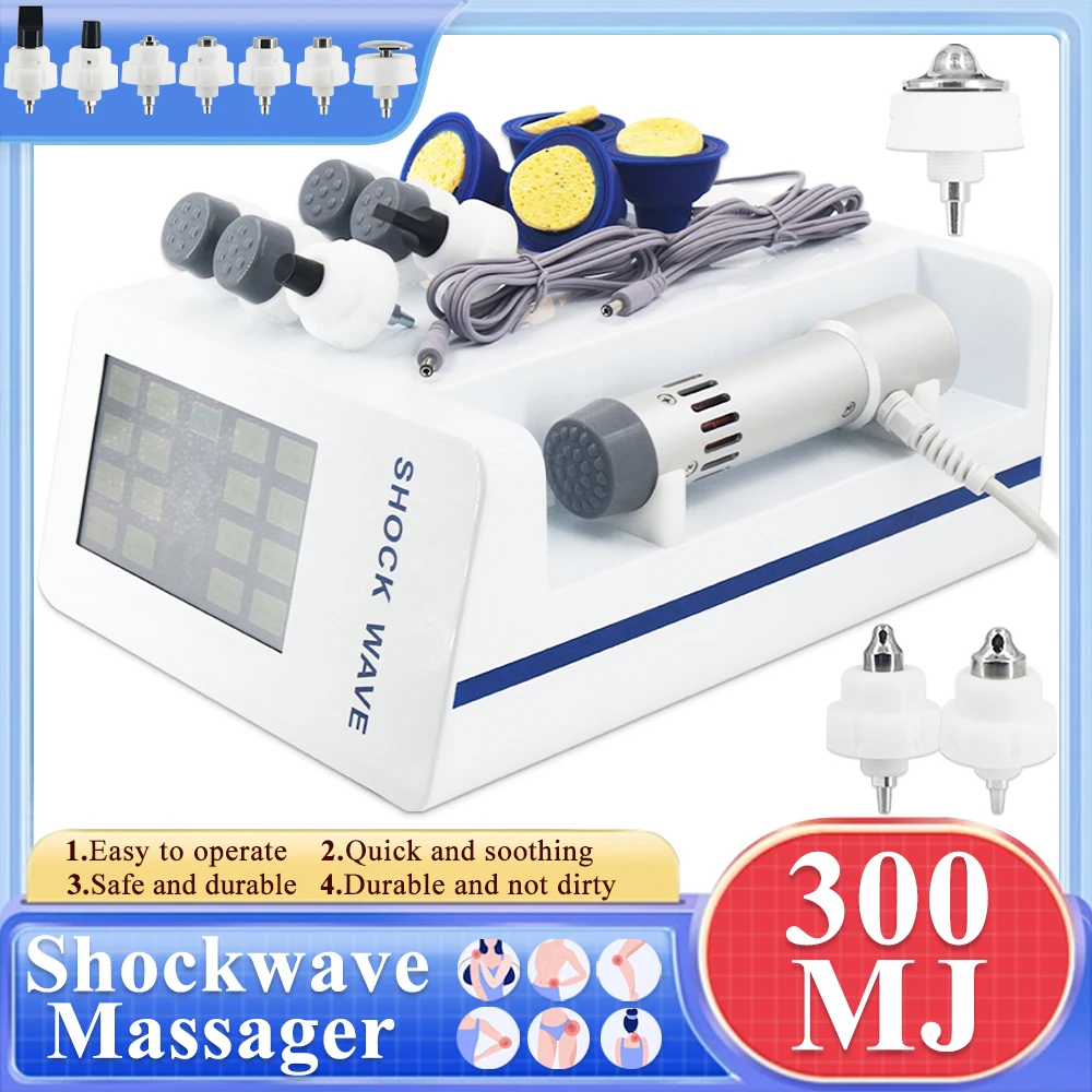 300MJ Professional Shockwave Therapy Machine EMS For ED Treatment Relief Body Pain Physiotherapy Relaxation Shock Wave Massager
300MJ Professional Shockwave Therapy Machine EMS For ED Treatment Relief Body Pain Physiotherapy Relaxation Shock Wave Massager