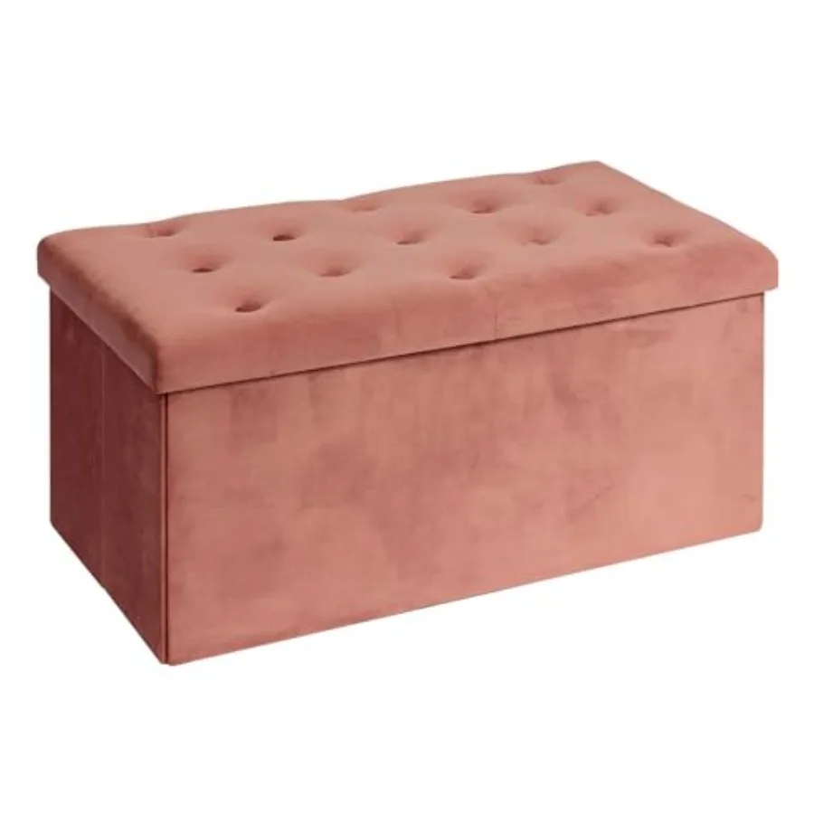 Folding Storage Ottoman, Long Ottomans Shoes Bench, Velvet Storage Chest Footrest Seat 31.5"x15.7"x15.7" Warm
Folding Storage Ottoman, Long Ottomans Shoes Bench, Velvet Storage Chest Footrest Seat 31.5"x15.7"x15.7" Warm