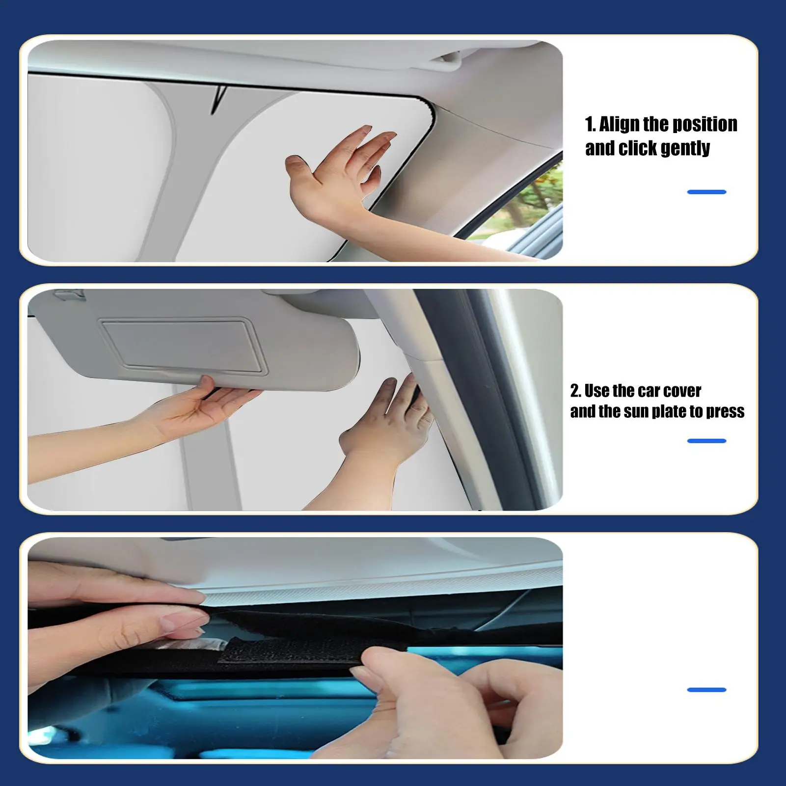 Car Windshield Sunshade Front Window Sun Shade Visor Auto Interior Accessories UV Protection and Heat Shield Cover for summer
Car Windshield Sunshade Front Window Sun Shade Visor Auto Interior Accessories UV Protection and Heat Shield Cover for summer