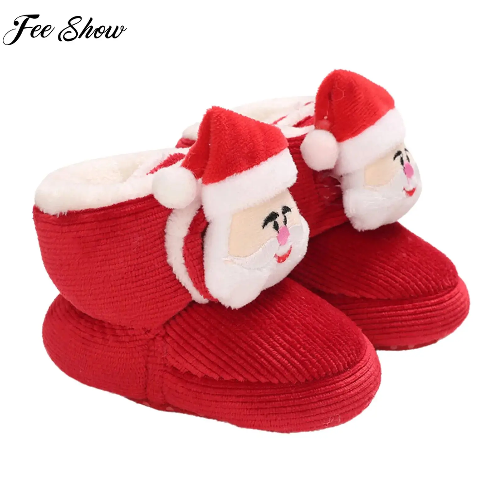 Baby Boys Girls Christmas Warm Booties Sock Shoes Soft Cozy Fleece Slippers Prewalker Xmas Santa Elf Cosplay Costume Accssories
Baby Boys Girls Christmas Warm Booties Sock Shoes Soft Cozy Fleece Slippers Prewalker Xmas Santa Elf Cosplay Costume Accssories