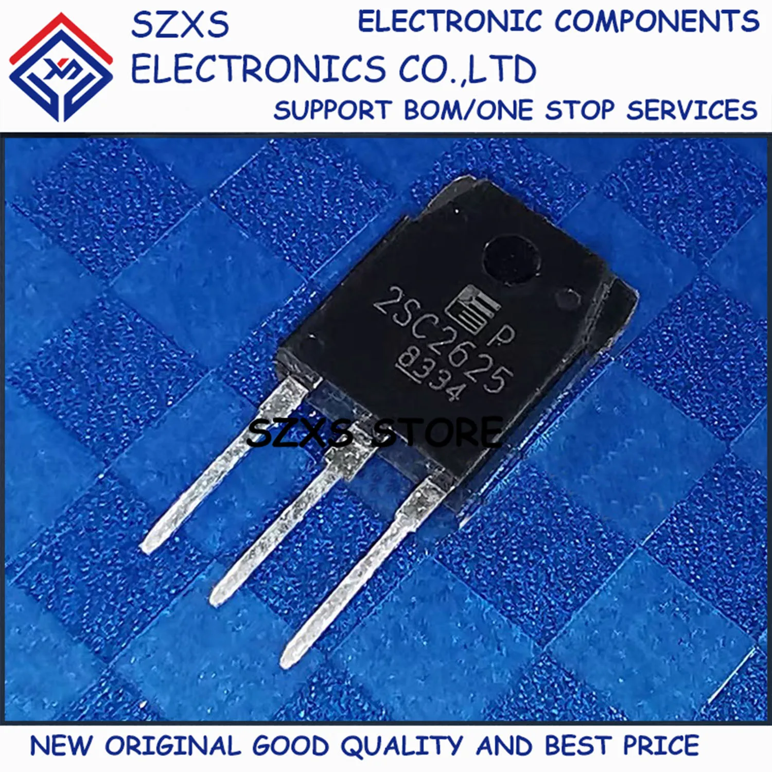 New Original 10Pcs 2SC2625 TO-3P 450V 10A High Voltage High-speed Switching In Stock Electronic Components Good Quality
New Original 10Pcs 2SC2625 TO-3P 450V 10A High Voltage High-speed Switching In Stock Electronic Components Good Quality