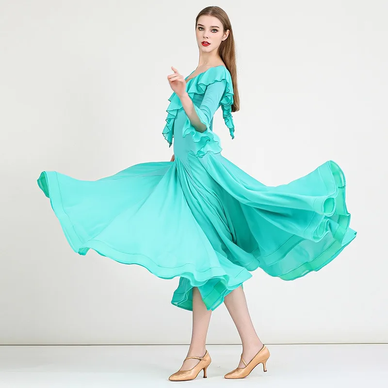Customized Modern Dance Dress S9090 National Standard Dance Dress Waltz Practice Performance Costumes Social Drag Queen Costumes
Customized Modern Dance Dress S9090 National Standard Dance Dress Waltz Practice Performance Costumes Social Drag Queen Costumes