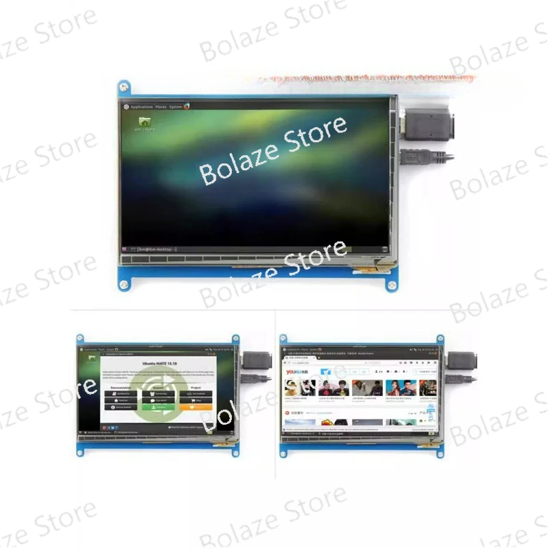7 "LCD HDMI display LCD display for Raspberry Pi 3 generation 4 generation PI ultra HD IPS screen
7 "LCD HDMI display LCD display for Raspberry Pi 3 generation 4 generation PI ultra HD IPS screen