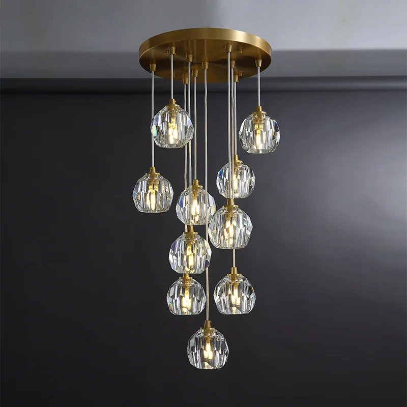 Nordic Design Restaurant Small Single Pendant Lights for Kitchen Island Round Crystal Ball Hanging Lamp Dining Room Home Decor
Nordic Design Restaurant Small Single Pendant Lights for Kitchen Island Round Crystal Ball Hanging Lamp Dining Room Home Decor