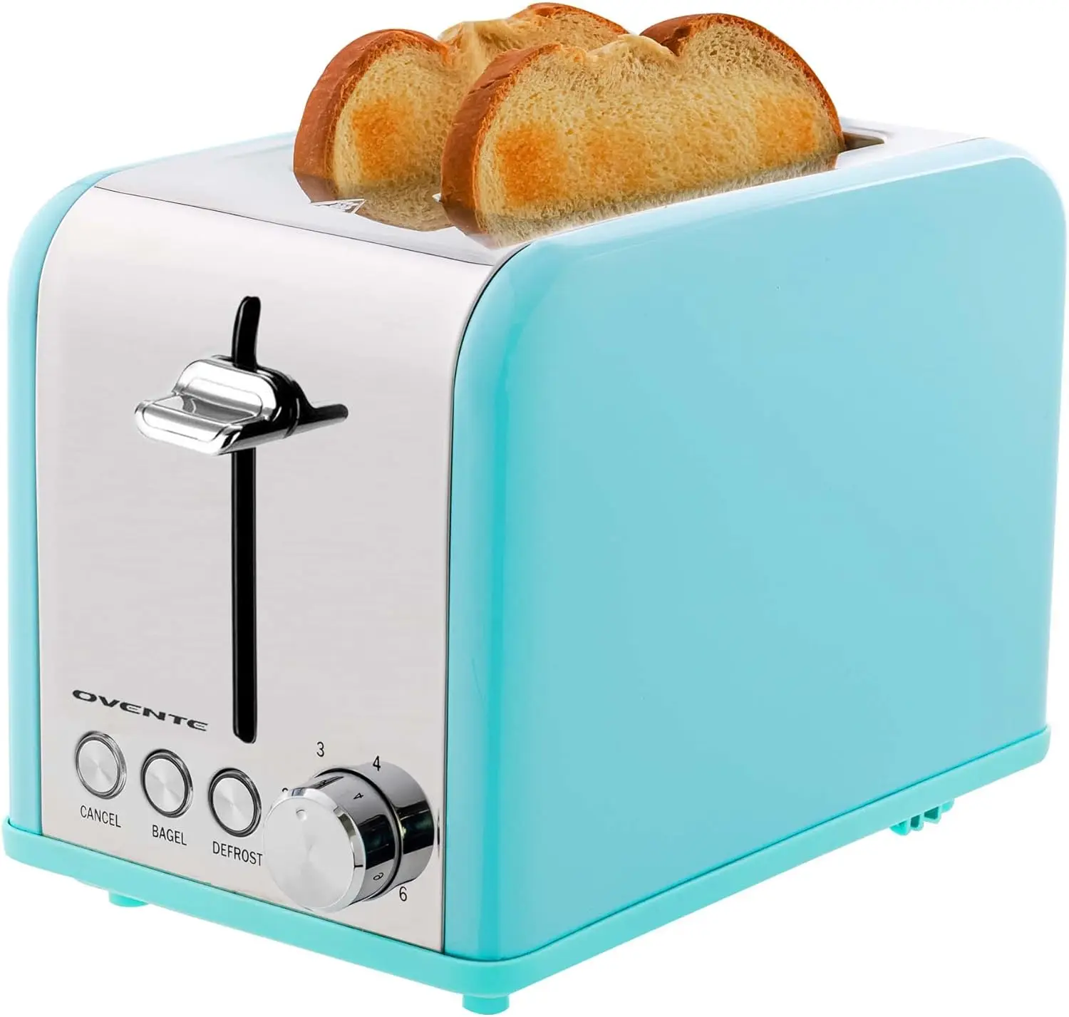 Electric Toaster for Breakfast, Compact Kitchen Appliance, Fast Heating, Easy to Use