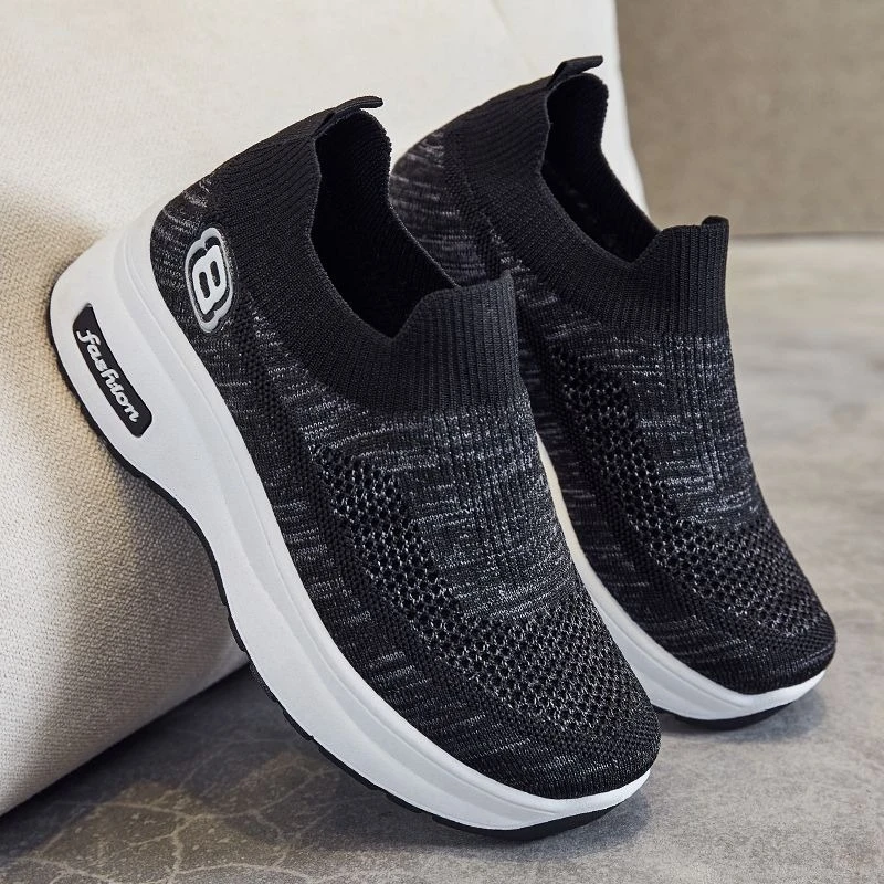 Women's 2026 Spring Summer Autumn Mesh Thick Sole Soft Bottom Breathable Hidden Wedge Height Increasing Sport Casual Sneakers
Women's 2026 Spring Summer Autumn Mesh Thick Sole Soft Bottom Breathable Hidden Wedge Height Increasing Sport Casual Sneakers