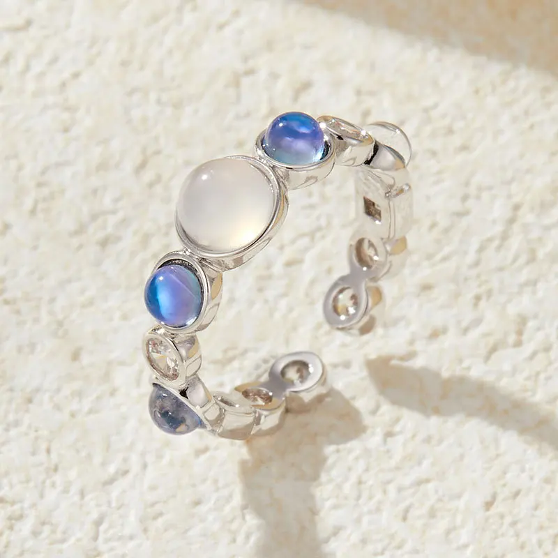 Delicate Ocean Blue Openning Rings for Women Fashion Vacation Party Jewelry Gift
Delicate Ocean Blue Openning Rings for Women Fashion Vacation Party Jewelry Gift