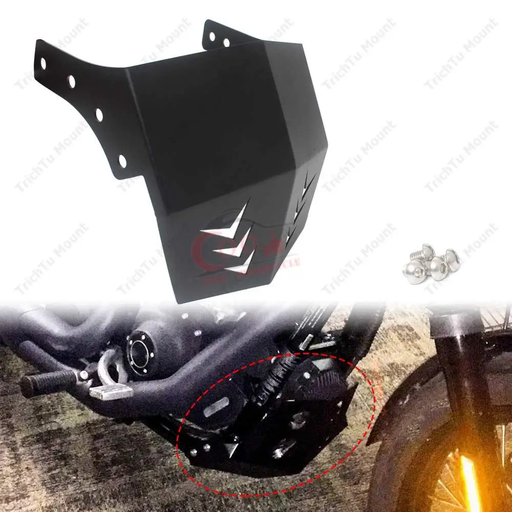 Matte Black Motorcycle Skid Plate Engine Guard Chassis Protection Cover For Harley-Davidson Softail Breakout Fat Bob Street Bob
Matte Black Motorcycle Skid Plate Engine Guard Chassis Protection Cover For Harley-Davidson Softail Breakout Fat Bob Street Bob