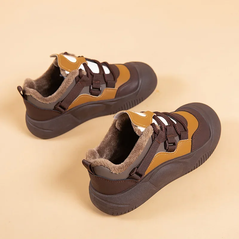 Thick and plush dad shoes for women, new thick soled warm double cotton shoes, casual sports shoes for women, trendy
Thick and plush dad shoes for women, new thick soled warm double cotton shoes, casual sports shoes for women, trendy