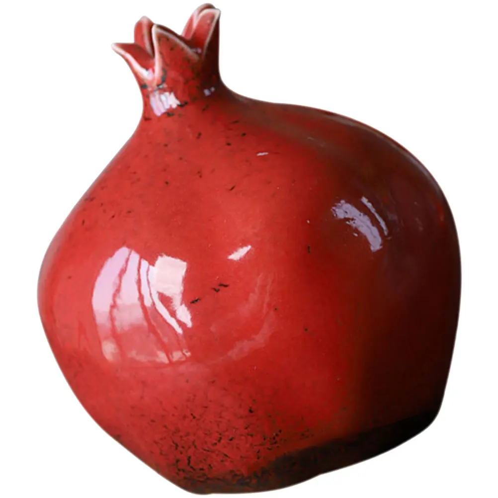 Pomegranate Ornament Delicate Flower Vase Smooth Surface Plant Vase for Home Office Desktop Decorative Flower Container
Pomegranate Ornament Delicate Flower Vase Smooth Surface Plant Vase for Home Office Desktop Decorative Flower Container