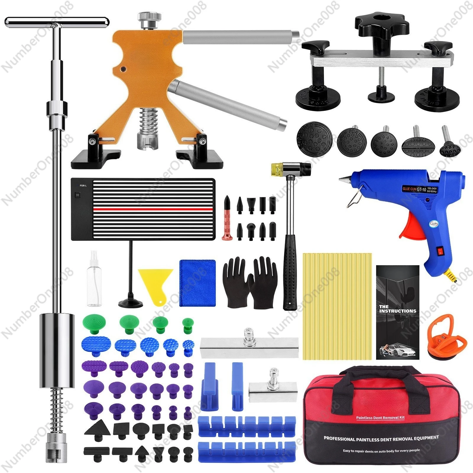 Auto Dent Repair Tool Sheet Metal Spray Paint Free Hail Pit Dent Puller Set
Auto Dent Repair Tool Sheet Metal Spray Paint Free Hail Pit Dent Puller Set