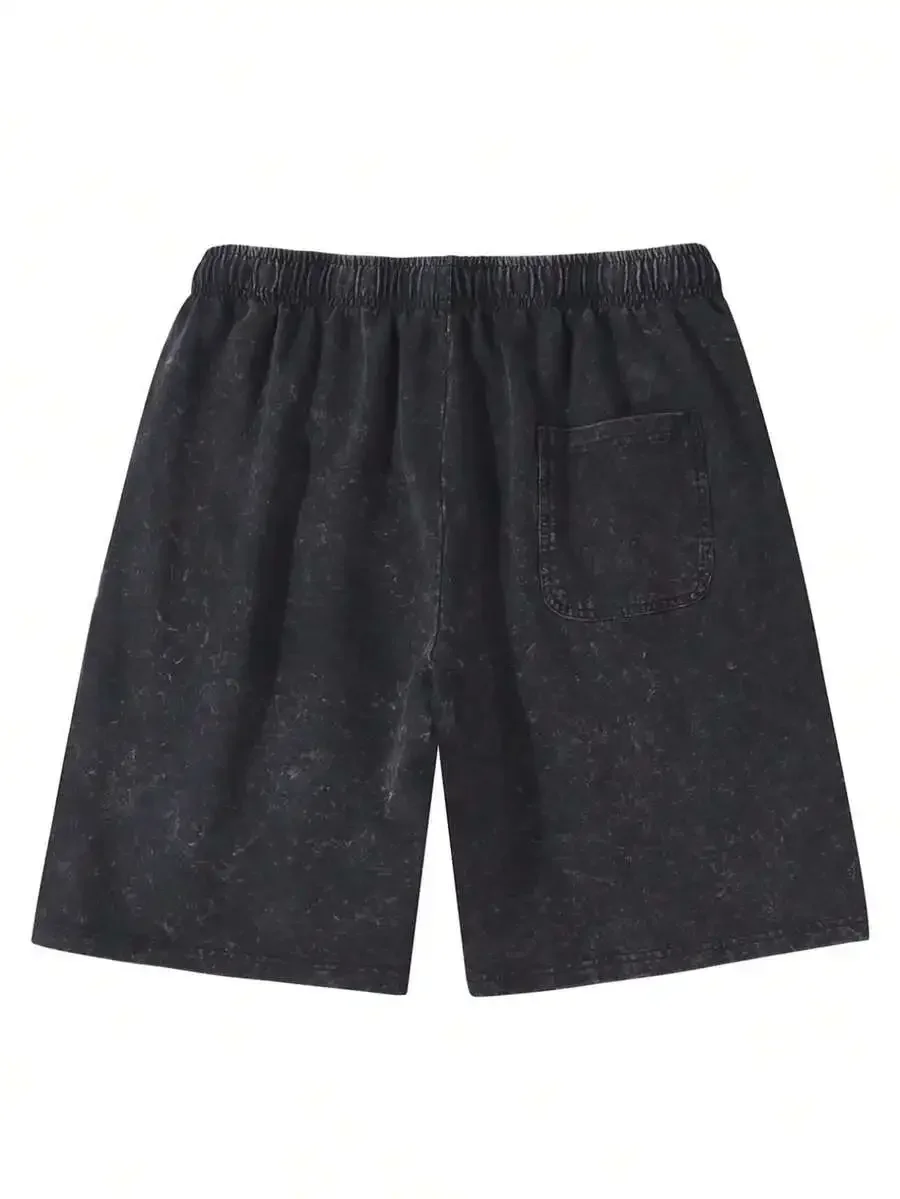 Mens Washed Cotton Shorts With Elastic Waist And Drawstring Loose Fit Casual Summer Shorts
Mens Washed Cotton Shorts With Elastic Waist And Drawstring Loose Fit Casual Summer Shorts
