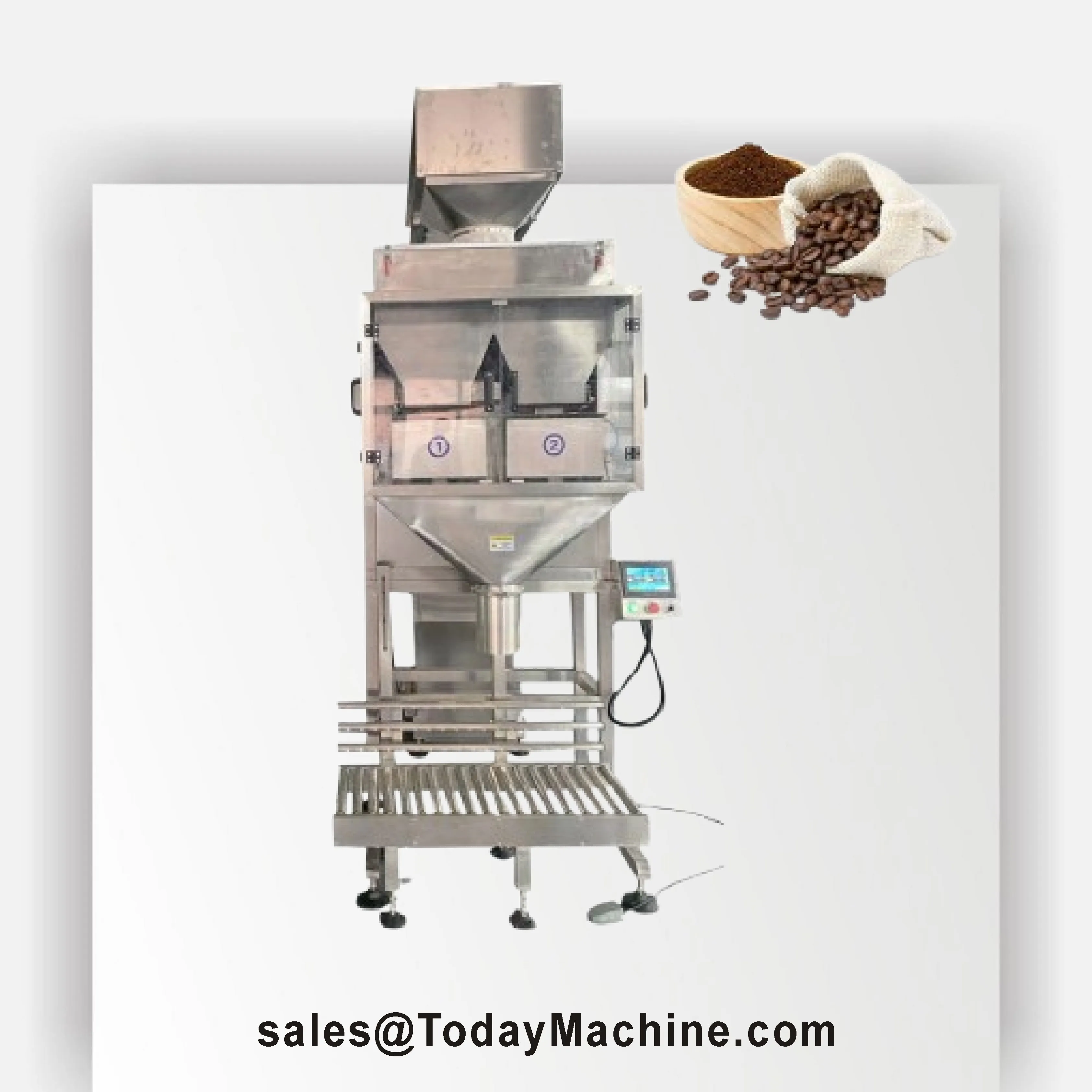 Машина для наполнения гранул орехов и кофейных зерен большой емкости, 2-головочная линейная шкала, упаковочная машина для взвешивания
Машина для наполнения гранул орехов и кофейных зерен большой емкости, 2-головочная линейная шкала, упаковочная машина для взвешивания