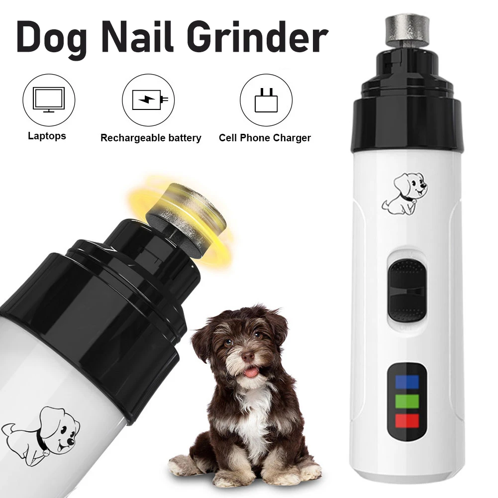 Electric Dog Nail Grinder Clippers USB Rechargeable Dog Nail Trimmer Pet Quiet Cat Paws Nail Grooming Trimmer Tools
Electric Dog Nail Grinder Clippers USB Rechargeable Dog Nail Trimmer Pet Quiet Cat Paws Nail Grooming Trimmer Tools