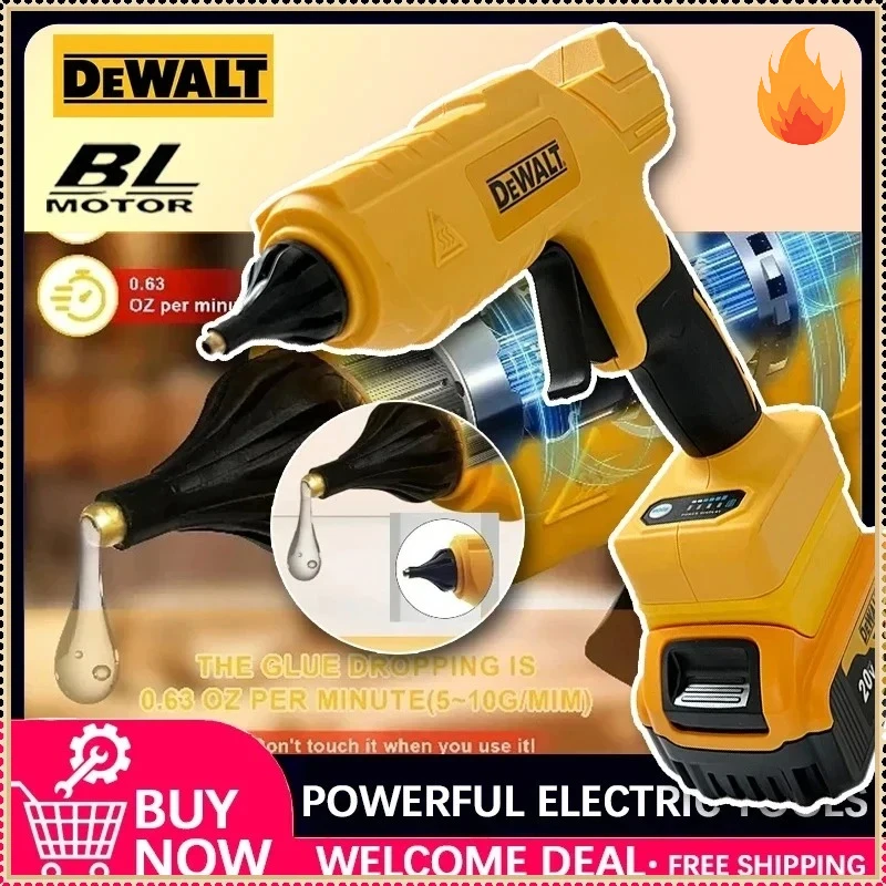 Dewalt 18V Cordless Electric Handheld Hot Glue Gun Repair DIY Tool Hot Melt Welding Hot Air Gun Anti-scald Nozzle Power Tool
Dewalt 18V Cordless Electric Handheld Hot Glue Gun Repair DIY Tool Hot Melt Welding Hot Air Gun Anti-scald Nozzle Power Tool