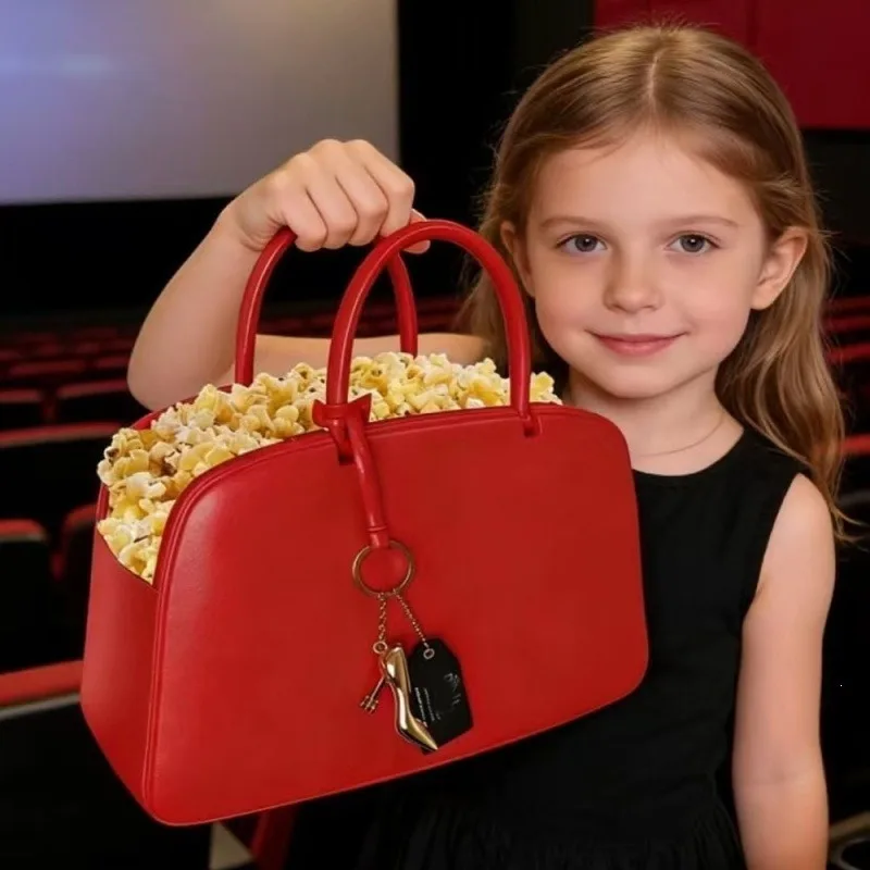3D Handbag Shaped Popcorn Bucket Novelty Portable Snack Container for Movie Night Party Snack Storage Container Fashionable
3D Handbag Shaped Popcorn Bucket Novelty Portable Snack Container for Movie Night Party Snack Storage Container Fashionable