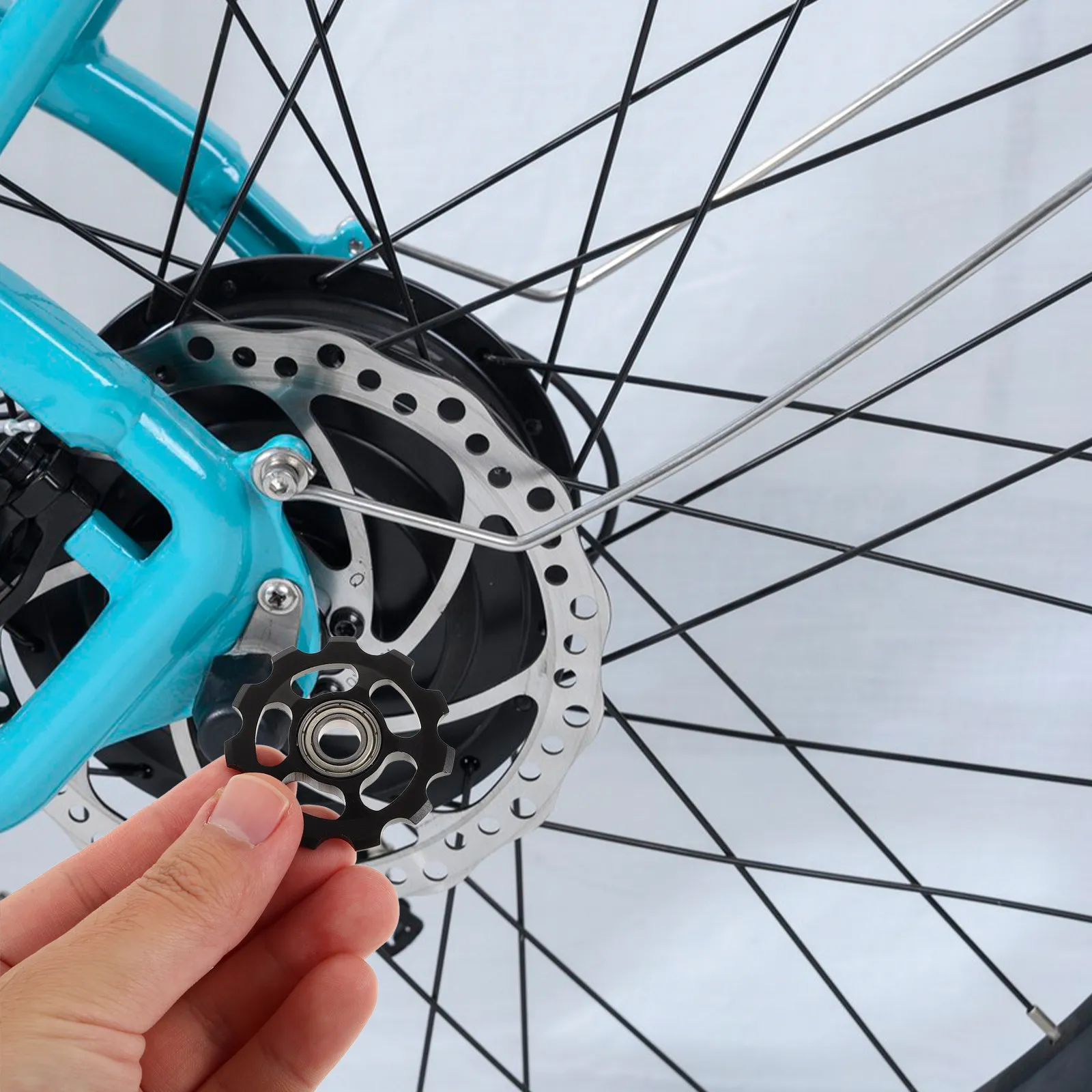 Mountain Bike Rear Derailleur Guide Wheel Aluminum Alloy 11T Pulley Wheel Replacement Part Bicycle Roller Accessory
Mountain Bike Rear Derailleur Guide Wheel Aluminum Alloy 11T Pulley Wheel Replacement Part Bicycle Roller Accessory
