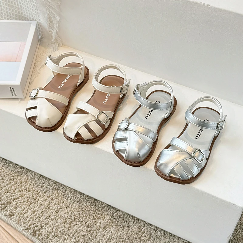 Girls Sandals Summer Children Princess Shoes Kids Barefoot Beach Sandals Anti Slip Soft Sole Baby Casual Sports Shoes Size 23-37
Girls Sandals Summer Children Princess Shoes Kids Barefoot Beach Sandals Anti Slip Soft Sole Baby Casual Sports Shoes Size 23-37