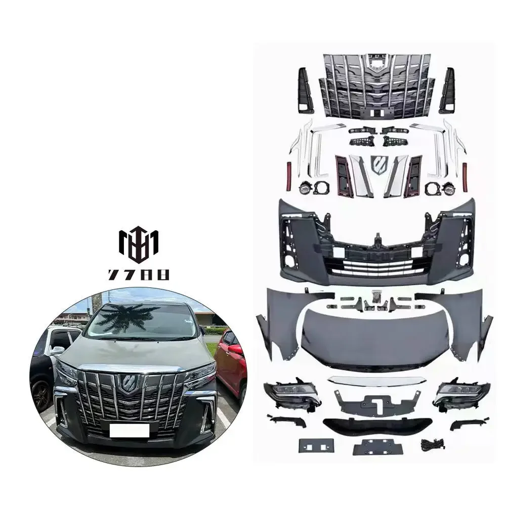 FOR To yo ta Alphard 10ANH 2004 2005 2006 2007 upgrade 30AGH 2018 front bumper body kit including hood fender headlight
FOR To yo ta Alphard 10ANH 2004 2005 2006 2007 upgrade 30AGH 2018 front bumper body kit including hood fender headlight
