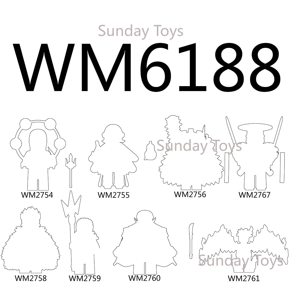 WM6188 Anime Minifigures Building Blocks Toy WM2754 WM2755 WM2756 WM2757 WM2758 WM2759 WM2760 WM2761
WM6188 Anime Minifigures Building Blocks Toy WM2754 WM2755 WM2756 WM2757 WM2758 WM2759 WM2760 WM2761