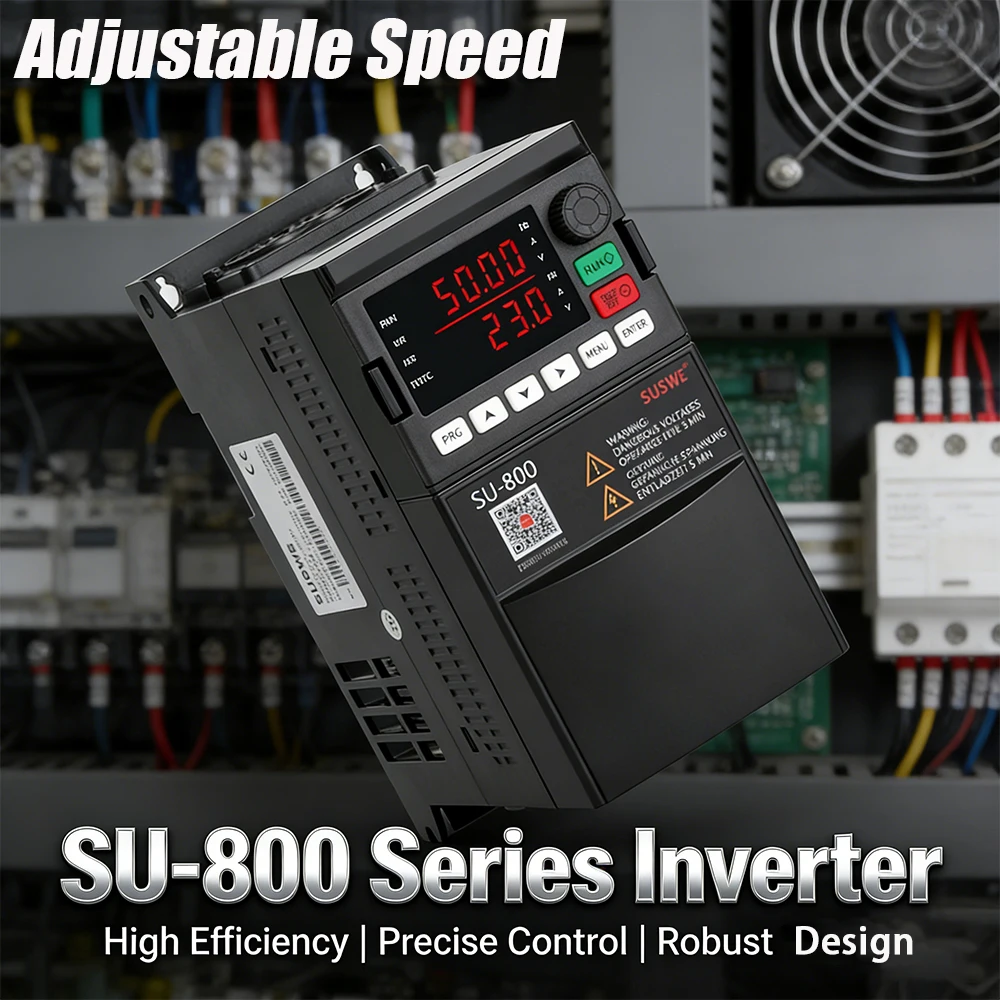 VFD SU800 1500W 2200W 5.5KW 7.5KW11KW High-performance Vector Type Frequency Converter Three-phase Motor Frequency Converter DIY
VFD SU800 1500W 2200W 5.5KW 7.5KW11KW High-performance Vector Type Frequency Converter Three-phase Motor Frequency Converter DIY