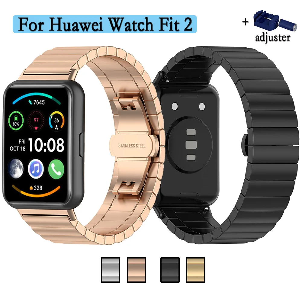 Металлический Ремешок Для Huawei Watch Fit 2 / Fit 2 Active, браслет из нержавеющей стали со скрытой пряжкой в деловом стиле с регулятором для часов
Металлический Ремешок Для Huawei Watch Fit 2 / Fit 2 Active, браслет из нержавеющей стали со скрытой пряжкой в деловом стиле с регулятором для часов