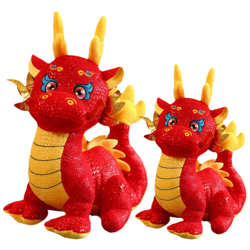 2 Pcs Cowbell Clothing Dragon Chinese New Year Mascot Toy Kawaii Lovely Animal Plush Stuffed Red Child
2 Pcs Cowbell Clothing Dragon Chinese New Year Mascot Toy Kawaii Lovely Animal Plush Stuffed Red Child