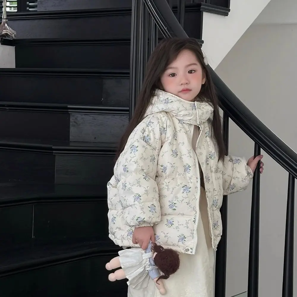 Girls Flower Padded Cotton Coat Children 2024 New Autumn Winter Fashion Simple Casual Warm Padded Cotton Coat Clothes Kid
Girls Flower Padded Cotton Coat Children 2024 New Autumn Winter Fashion Simple Casual Warm Padded Cotton Coat Clothes Kid