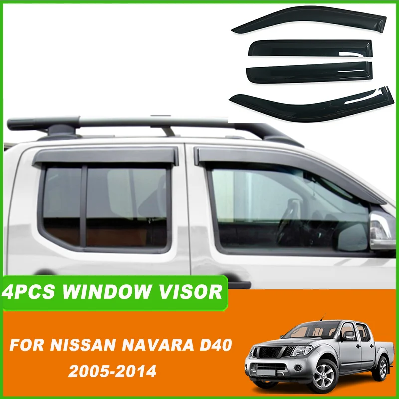 For Nissan Navara D40 2005 2006 2007 2008 2009 2010 2011 2012 2013 2014 Window Visor Car Vent Rain Guard Deflector Shade Shield
For Nissan Navara D40 2005 2006 2007 2008 2009 2010 2011 2012 2013 2014 Window Visor Car Vent Rain Guard Deflector Shade Shield