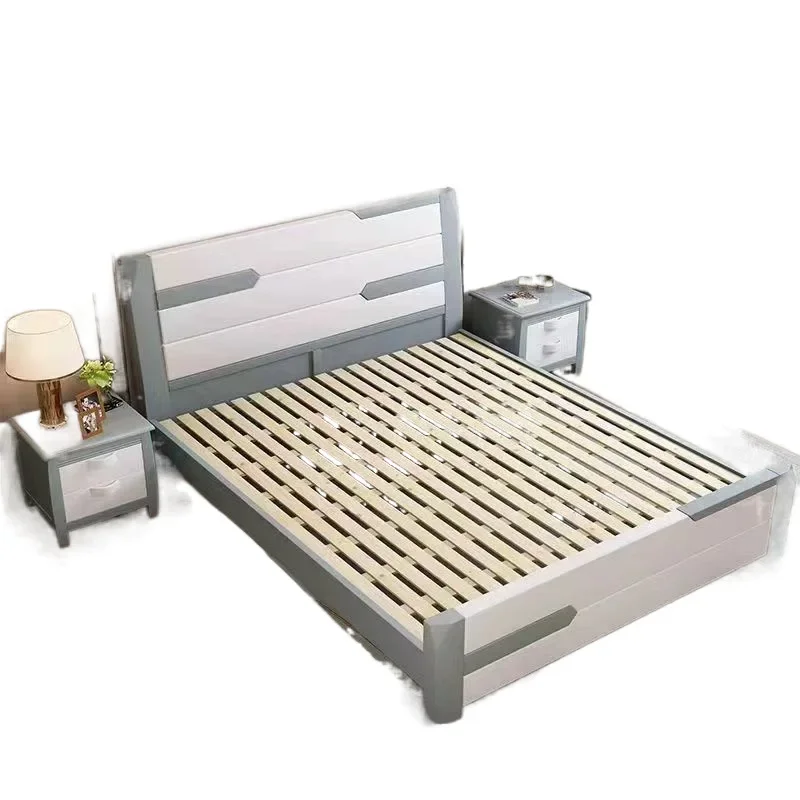 Modern simple solid wood bed light luxury, single bed storage, high box wedding bed
Modern simple solid wood bed light luxury, single bed storage, high box wedding bed