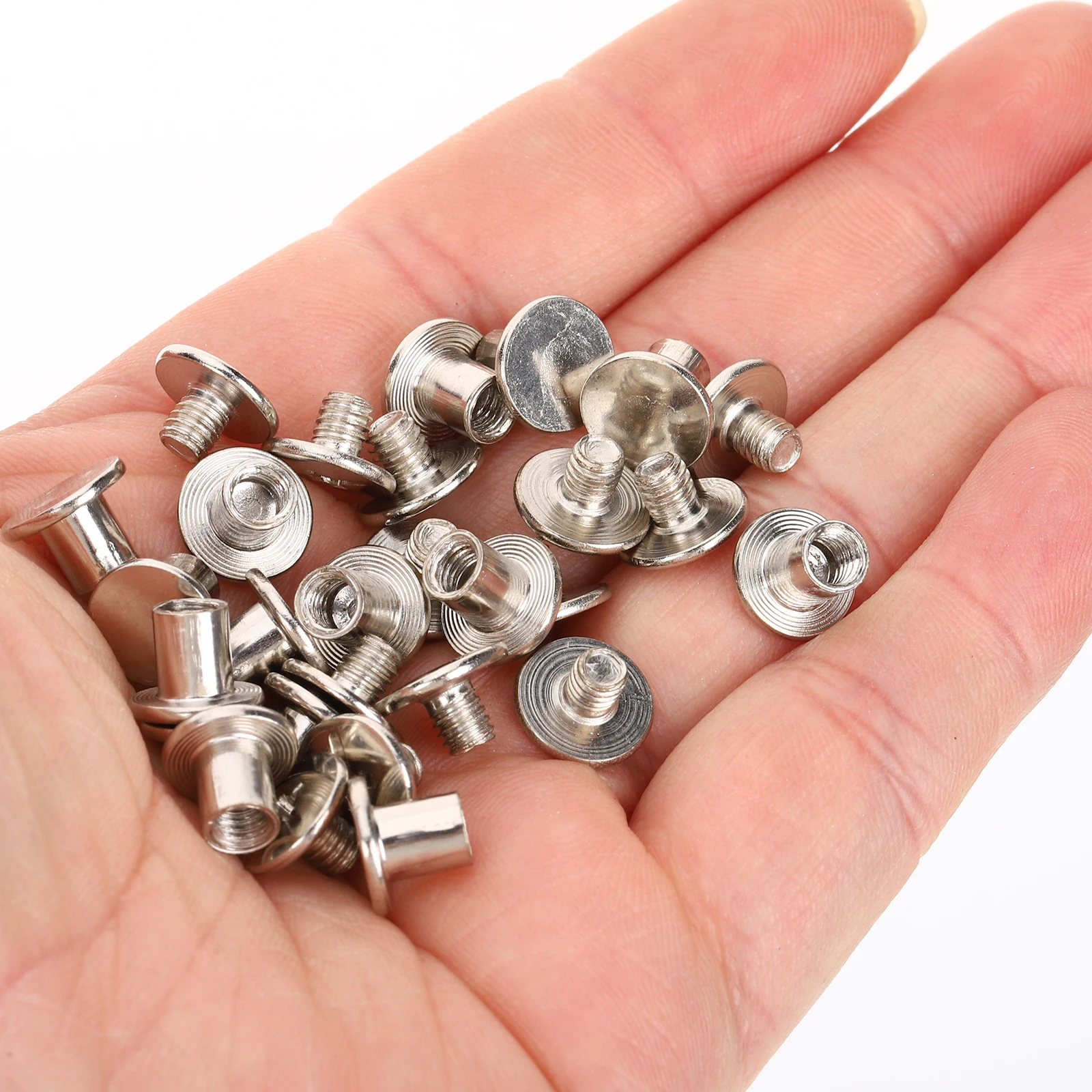 Carbon Steel Chicago Screws Binding Screws for Crafts Scrapbook Binder Photo Albums Belt Buckle Rivet Post
Carbon Steel Chicago Screws Binding Screws for Crafts Scrapbook Binder Photo Albums Belt Buckle Rivet Post