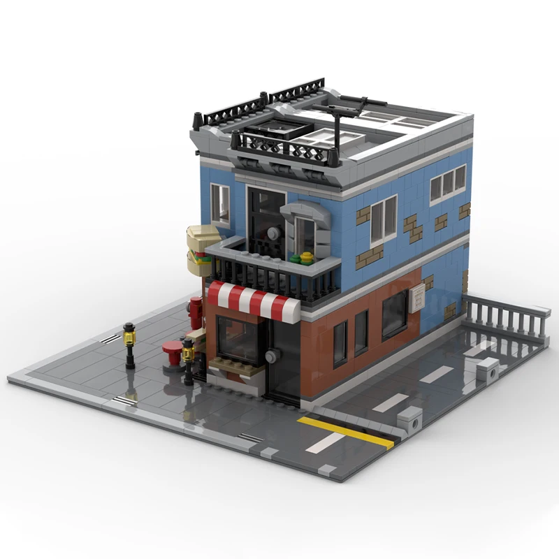 1161pcs MOC Modular Streetscape Corner Deli Drive In Model Building Blocks Architecture Toy Christmas Gifts Brick Kids Education
1161pcs MOC Modular Streetscape Corner Deli Drive In Model Building Blocks Architecture Toy Christmas Gifts Brick Kids Education