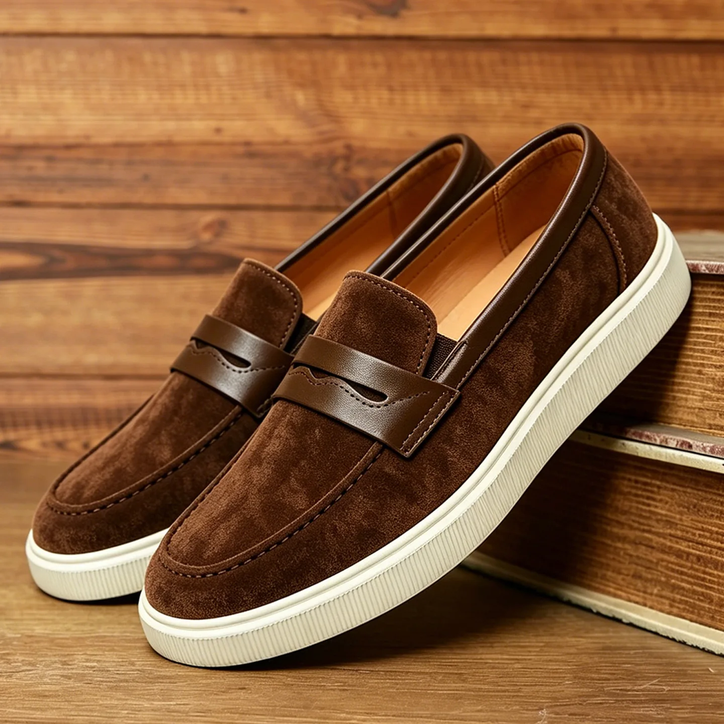 Europe Spring New Shoes for Men Suede Leather Casual Shoes Concise Flat Leisure Shoes Man Slip-on Loafers
Europe Spring New Shoes for Men Suede Leather Casual Shoes Concise Flat Leisure Shoes Man Slip-on Loafers