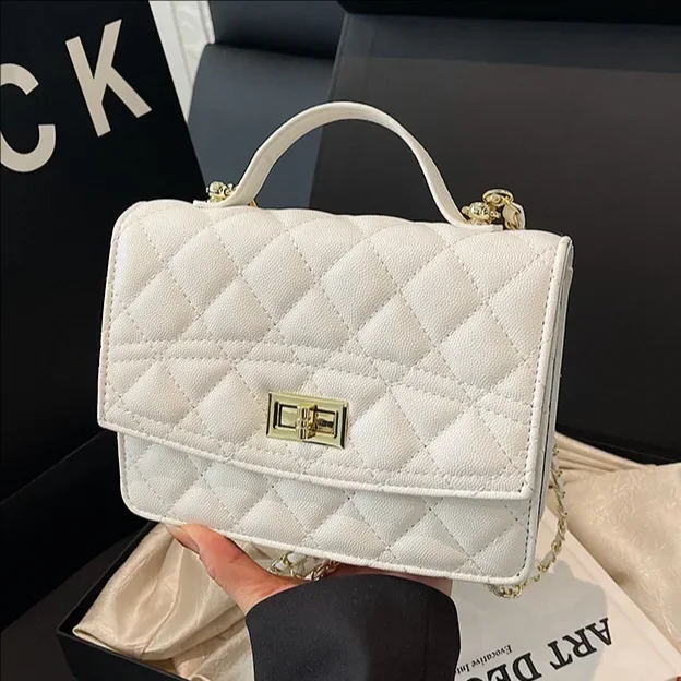 2025 Women's Quilted Chain Handbag. Handheld and Single Shoulder, Highly Fashionable, All - Around All - Match, Multifunctional
2025 Women's Quilted Chain Handbag. Handheld and Single Shoulder, Highly Fashionable, All - Around All - Match, Multifunctional