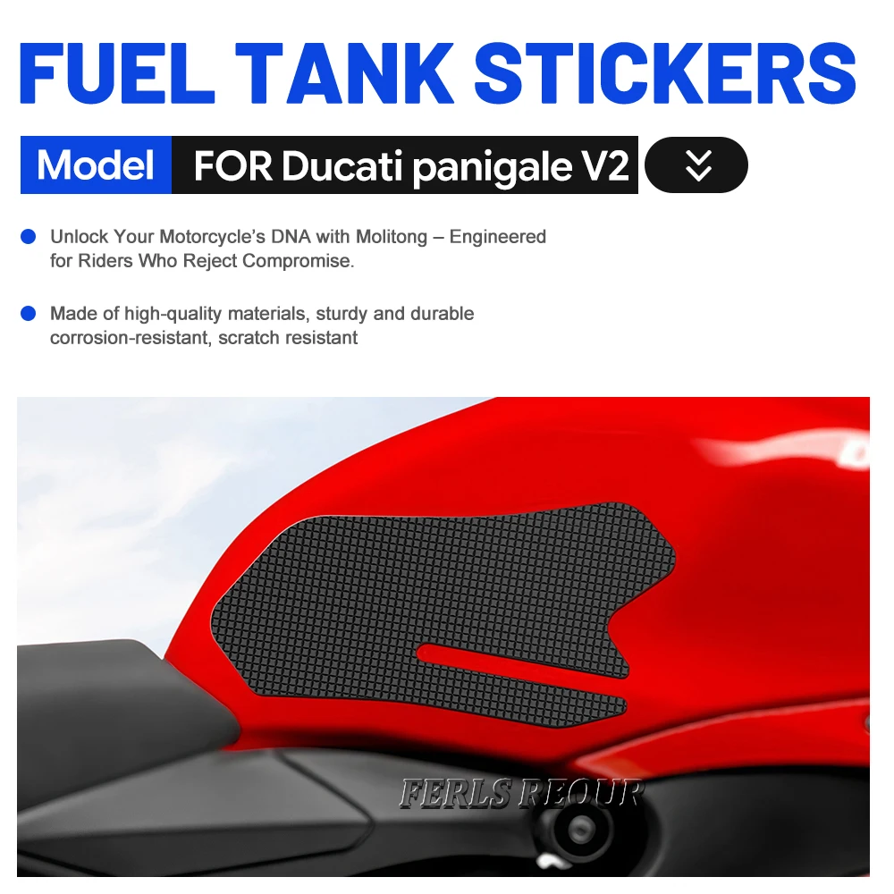 For Ducati panigale V2 2021-2024 Rubber Tank Anti Scratch Motorcycle Fuel Tank Pad Anti Slip Traction Grip Pad Decal Sticker
For Ducati panigale V2 2021-2024 Rubber Tank Anti Scratch Motorcycle Fuel Tank Pad Anti Slip Traction Grip Pad Decal Sticker