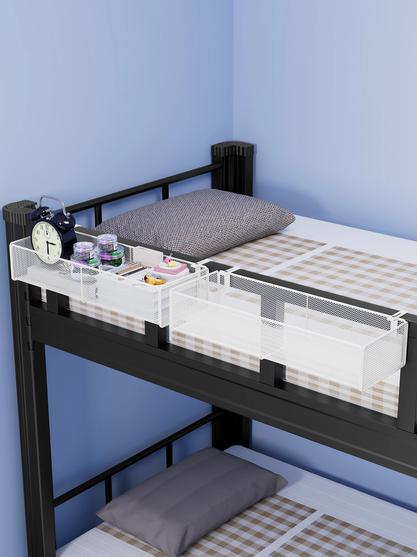 Adjustable Bede Storage Ra Dormi Bed Hanging Basket Floating Box Room Organizer No Drilling Required Iron Material
Adjustable Bede Storage Ra Dormi Bed Hanging Basket Floating Box Room Organizer No Drilling Required Iron Material
