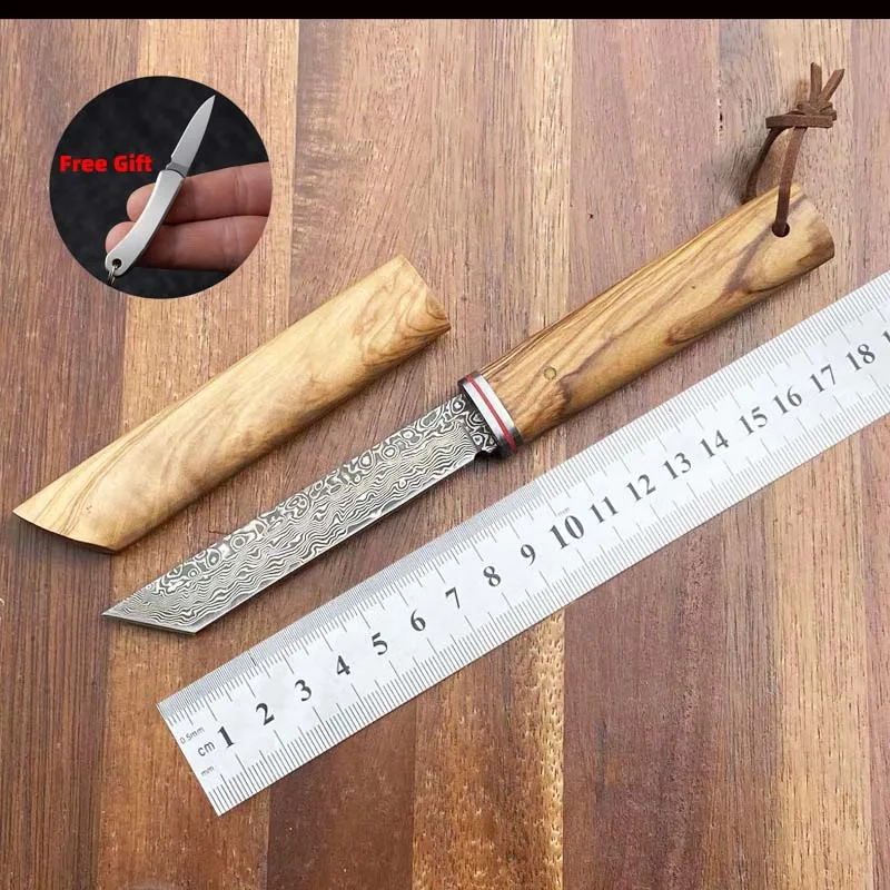 Прямой нож из дамасской стали, высокая твердость, уличные ножи для инструментов, портативный нож ручной работы, цвет натурального дерева, ручка из оливкового дерева
Прямой нож из дамасской стали, высокая твердость, уличные ножи для инструментов, портативный нож ручной работы, цвет натурального дерева, ручка из оливкового дерева