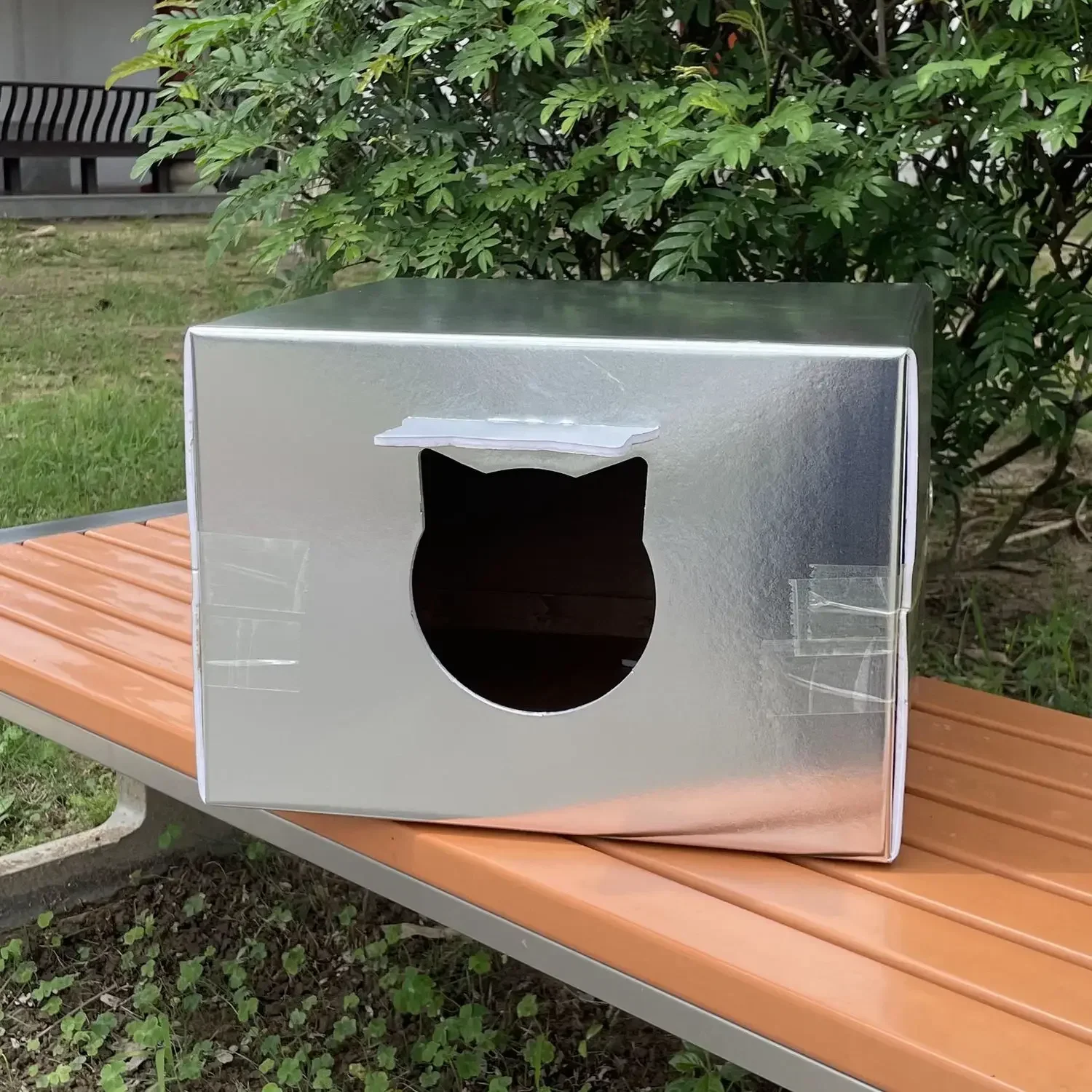 Outdoor Cat House Pet Shelter Waterproof Cold Windproof Scratch-Resistant heatstroke Four Seasons Use Tent Dog Nest Warm House
Outdoor Cat House Pet Shelter Waterproof Cold Windproof Scratch-Resistant heatstroke Four Seasons Use Tent Dog Nest Warm House