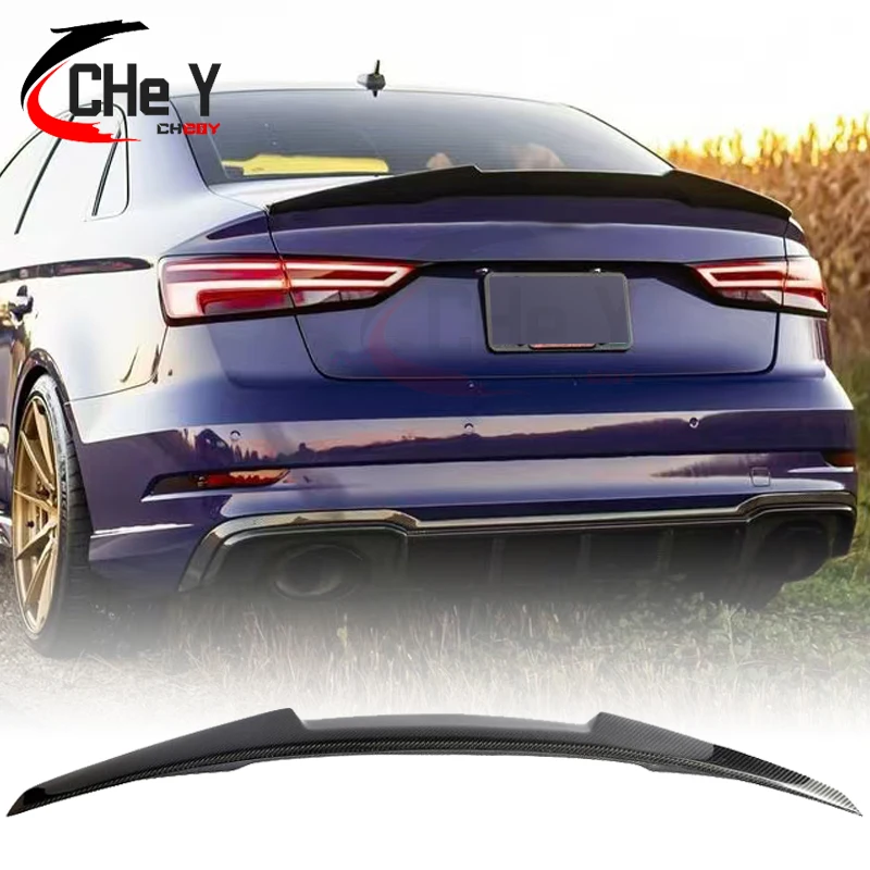Trunk Wing For 2012-2020 AUDI A3 S3 RS3 8V Limousine Sedan M4 Style Real Carbon Fiber Rear Spoiler
Trunk Wing For 2012-2020 AUDI A3 S3 RS3 8V Limousine Sedan M4 Style Real Carbon Fiber Rear Spoiler
