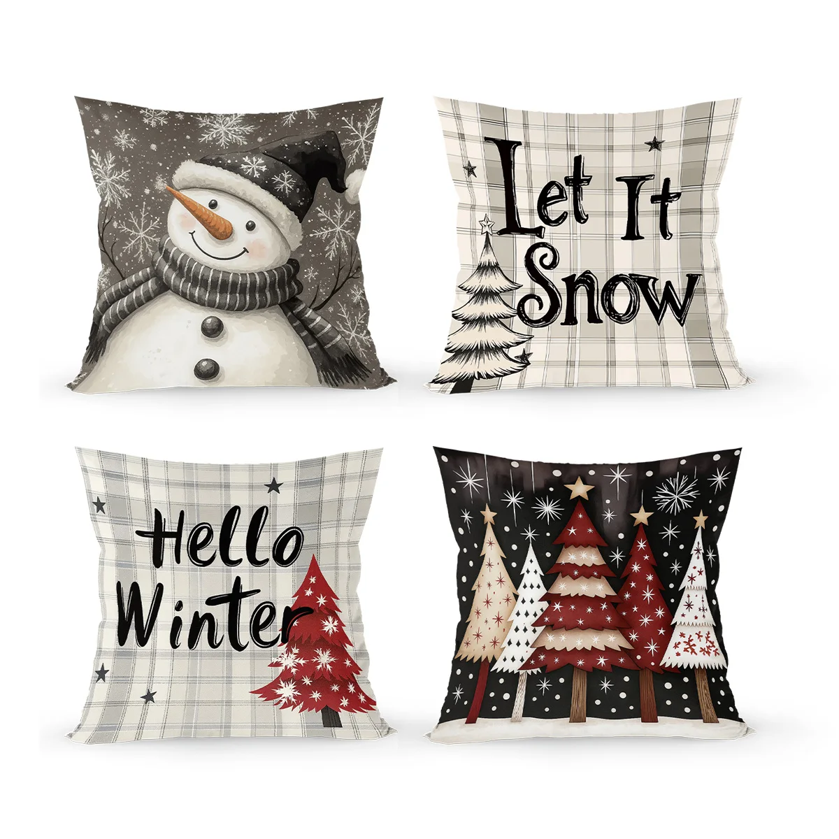 4pcs Christmas Pillow Covers Linen Pillowcases Navidad Xmas Throw Pillow Covers For Home Sofa Couch Christmas Decorations 2025
4pcs Christmas Pillow Covers Linen Pillowcases Navidad Xmas Throw Pillow Covers For Home Sofa Couch Christmas Decorations 2025