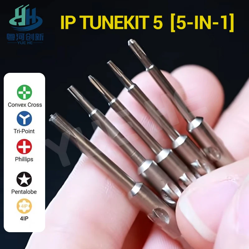 2UUL IP TUNEKIT 5 in 1 Magnetic Screwdriver Bit Set for IPhone Mobile Phone Repair Disassembly Maintenance Tools
2UUL IP TUNEKIT 5 in 1 Magnetic Screwdriver Bit Set for IPhone Mobile Phone Repair Disassembly Maintenance Tools