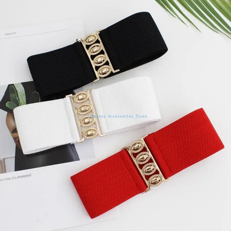 97QE Elastic Under Bust Corset Women Waist Belt Alloy Butt Buckle Modeling Bustier
97QE Elastic Under Bust Corset Women Waist Belt Alloy Butt Buckle Modeling Bustier