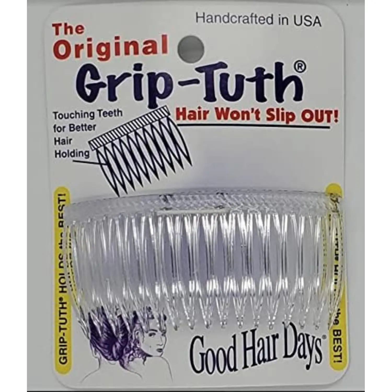 Crystal Side Combs for Women, 2 Pack, 3.25" Hair Combs for Styling, Secure Hold for All Hair Types
Crystal Side Combs for Women, 2 Pack, 3.25" Hair Combs for Styling, Secure Hold for All Hair Types