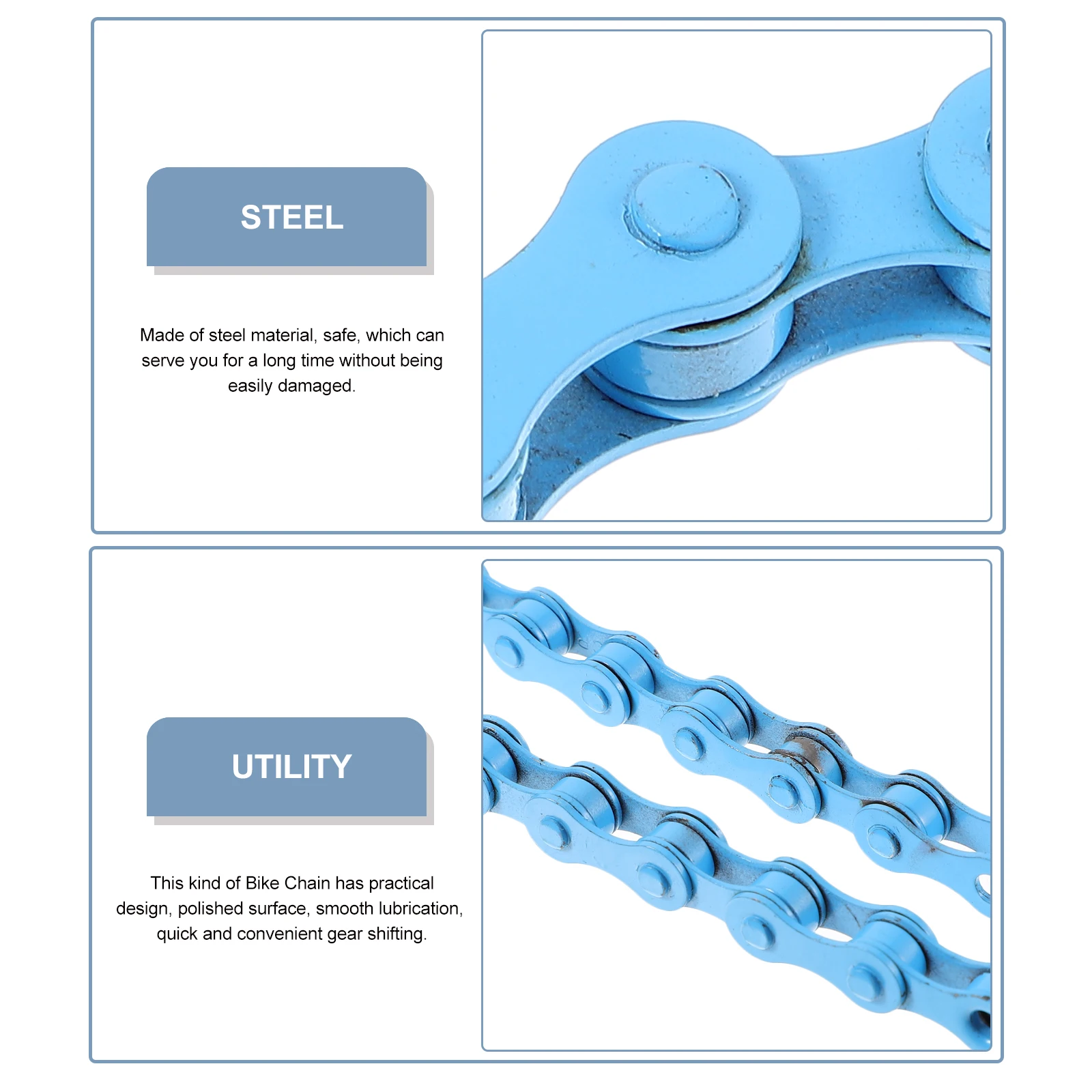 Bicycle Chain Replacement Speed Bicycles Mountain Road Bike Sturdy Durable Wear Resistant Smooth Lubrication Long Lasting 
Bicycle Chain Replacement Speed Bicycles Mountain Road Bike Sturdy Durable Wear Resistant Smooth Lubrication Long Lasting