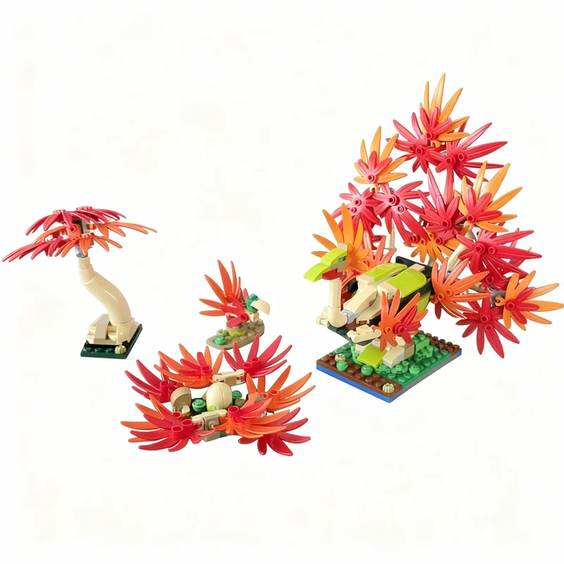 336PCS MOC Creative Model Red Peacocks Building Blocks DIY Assembly Building Blocks Display Gift Collectible Home Home Decor Set
336PCS MOC Creative Model Red Peacocks Building Blocks DIY Assembly Building Blocks Display Gift Collectible Home Home Decor Set