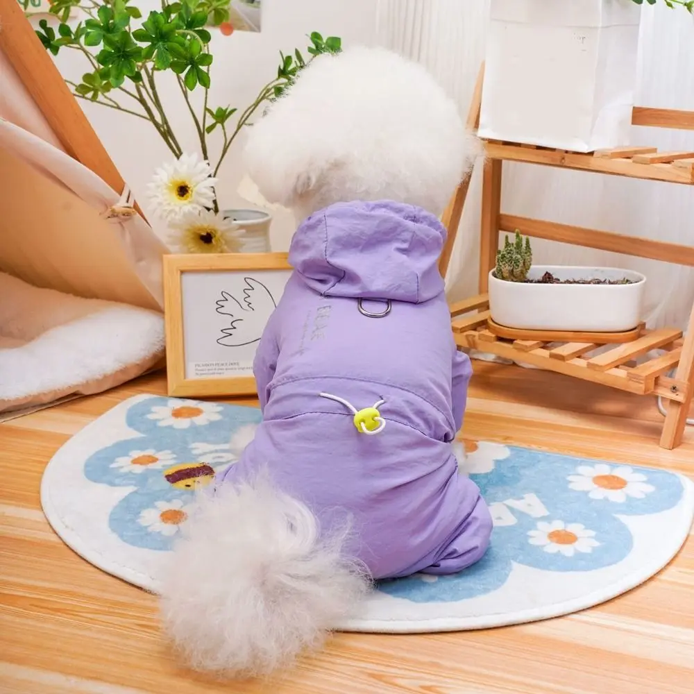 Fashion Four-Legged Dog Clothes Comfortable Mess-proof Dogs Jumpsuit with Hood Windproof Pet Apparel for Spring Summer Autumn
Fashion Four-Legged Dog Clothes Comfortable Mess-proof Dogs Jumpsuit with Hood Windproof Pet Apparel for Spring Summer Autumn
