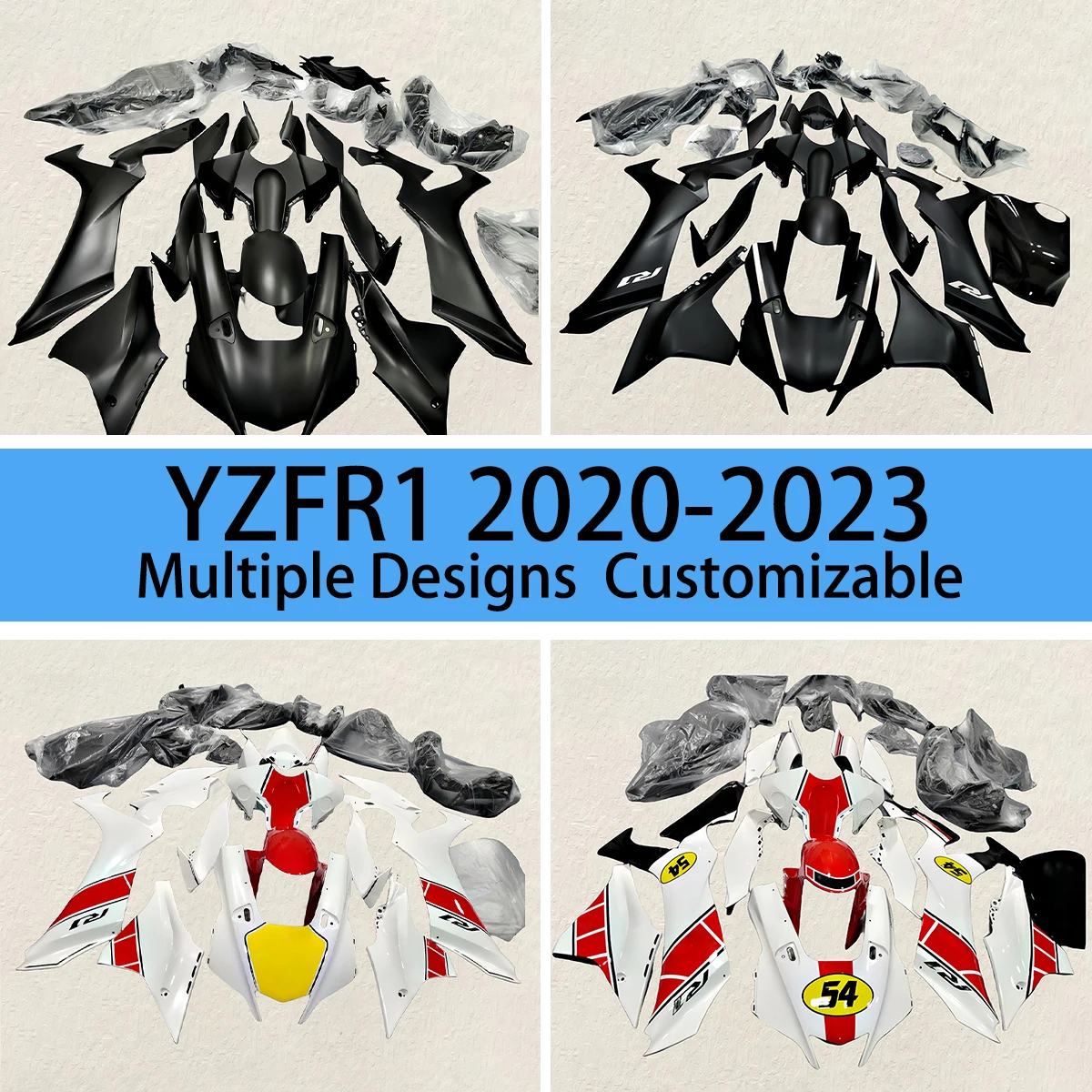 YZF R1 2020 2021 2022 2023 ABS Plastic Fairing Set for YAMAHA YZFR1 20 21 22 23 Motorcycle Injection Fairings Bodywork
YZF R1 2020 2021 2022 2023 ABS Plastic Fairing Set for YAMAHA YZFR1 20 21 22 23 Motorcycle Injection Fairings Bodywork