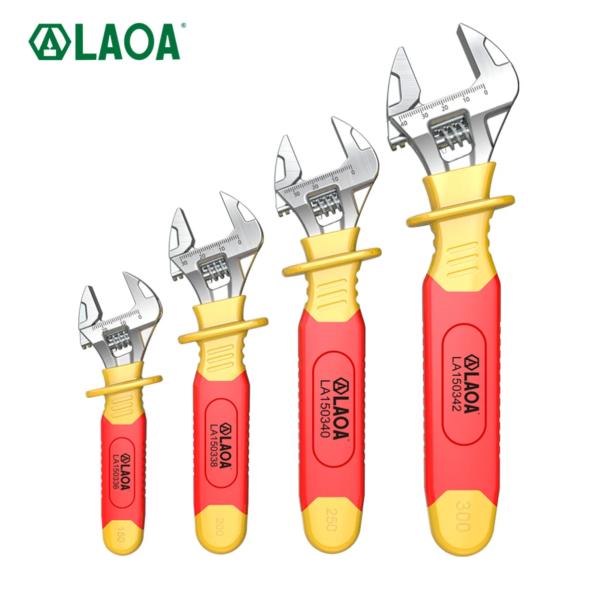 LAOA Dual Color Handle Insulated Adjustable Wrench 10 Inch Professional Tool For Electrician Home Repair And Maintenance
LAOA Dual Color Handle Insulated Adjustable Wrench 10 Inch Professional Tool For Electrician Home Repair And Maintenance