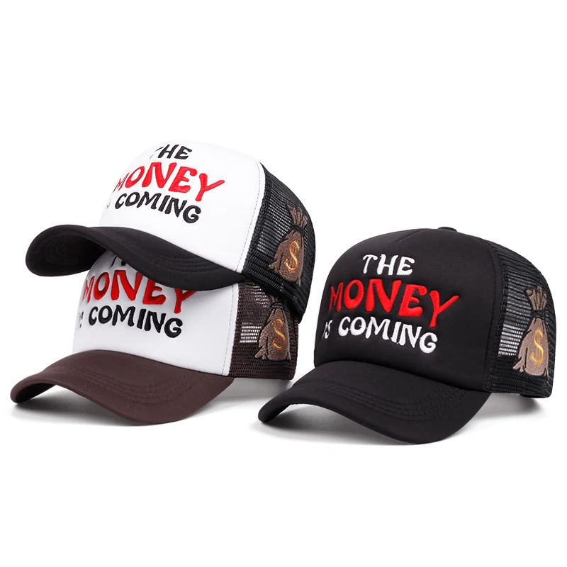 2025 Creative New MONEY Money Bag Net Hat Personalized Hip Hop Hat Skateboarding Hat Daily Leisure Sunshade Baseball Hat Unisex
2025 Creative New MONEY Money Bag Net Hat Personalized Hip Hop Hat Skateboarding Hat Daily Leisure Sunshade Baseball Hat Unisex