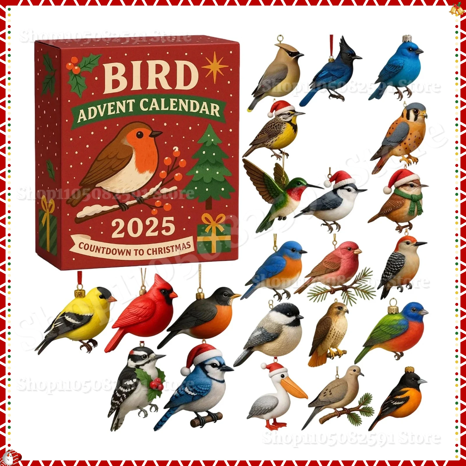 24 Days Christmas Bird Advent Calendar Countdown Calendar Collectibles Christmas Advent Calendar Christmas Party Decoration 2d
24 Days Christmas Bird Advent Calendar Countdown Calendar Collectibles Christmas Advent Calendar Christmas Party Decoration 2d